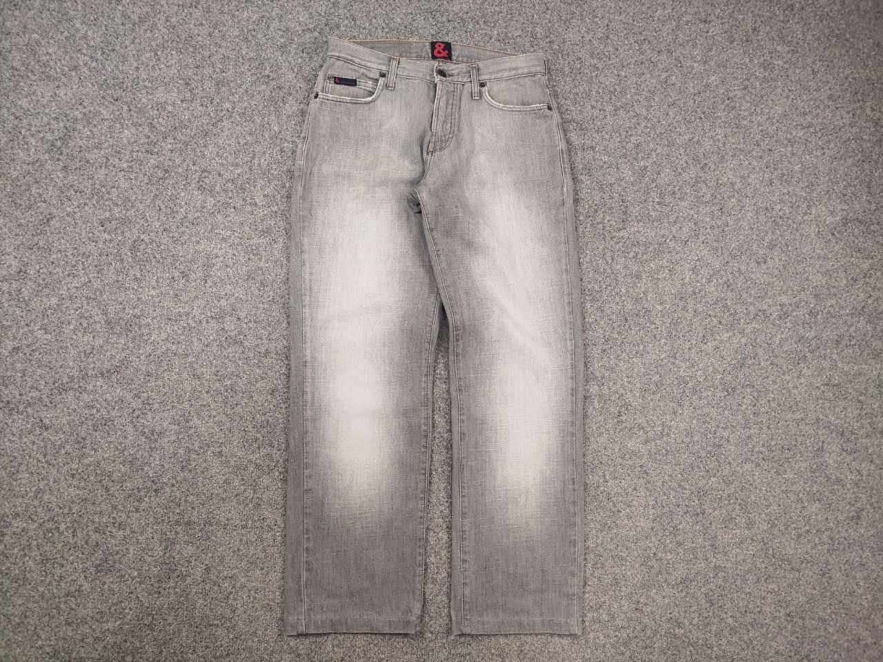 Vintage Dolce & Gabbana Work Project Faded Gray Denim Jeans