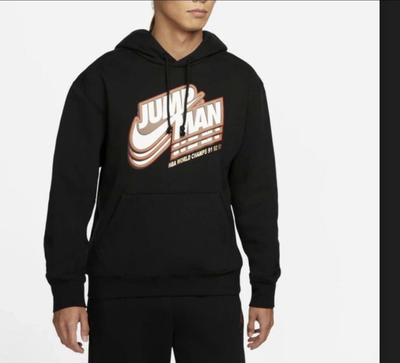 Jordan Brand Air Jordan Nike Jumpman Logo 3 Peat NBA World Champs Hoodie Size US XXL / EU 58 / 5 - 1 Thumbnail