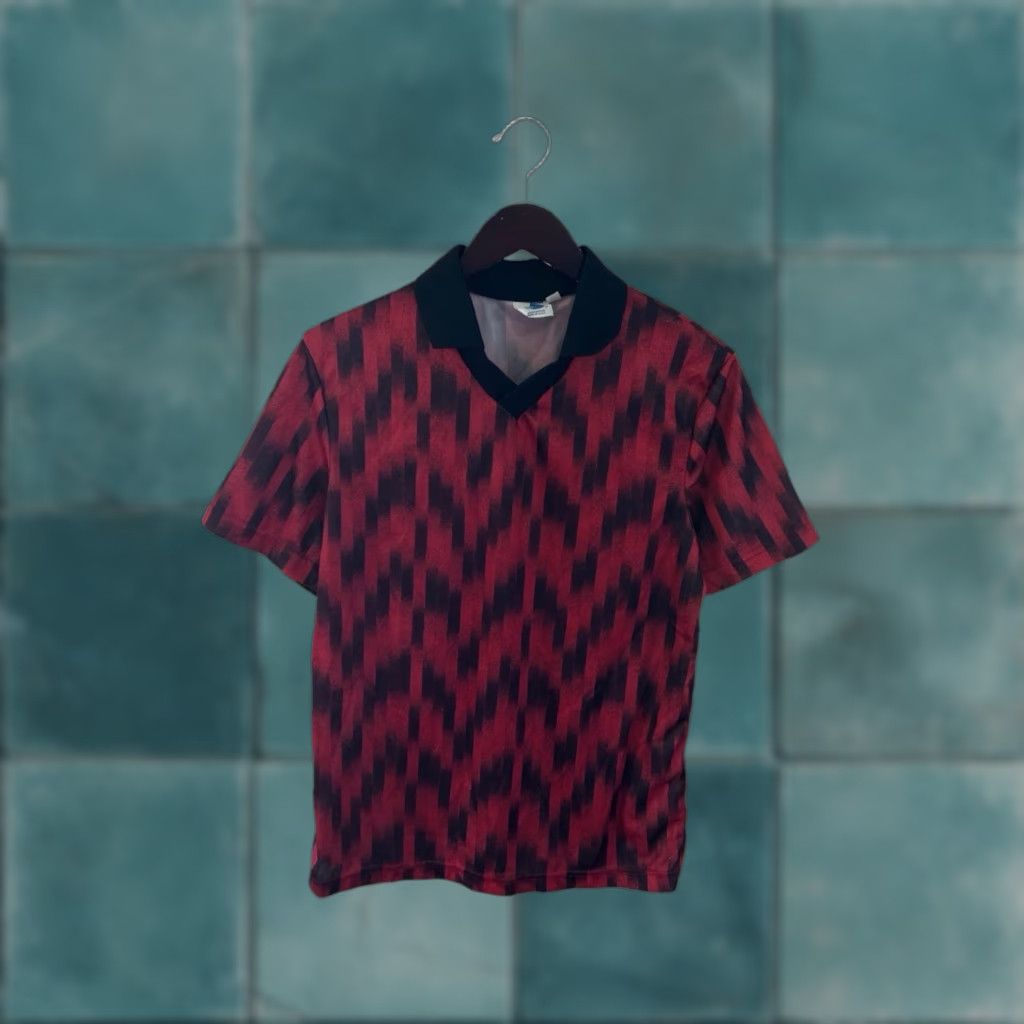 Vintage VINTAGE High Five Soccer Polo Shirt Mens M Red 90s Deadstock NWOT USA Made Size US M / EU 48-50 / 2 - 1 Thumbnail