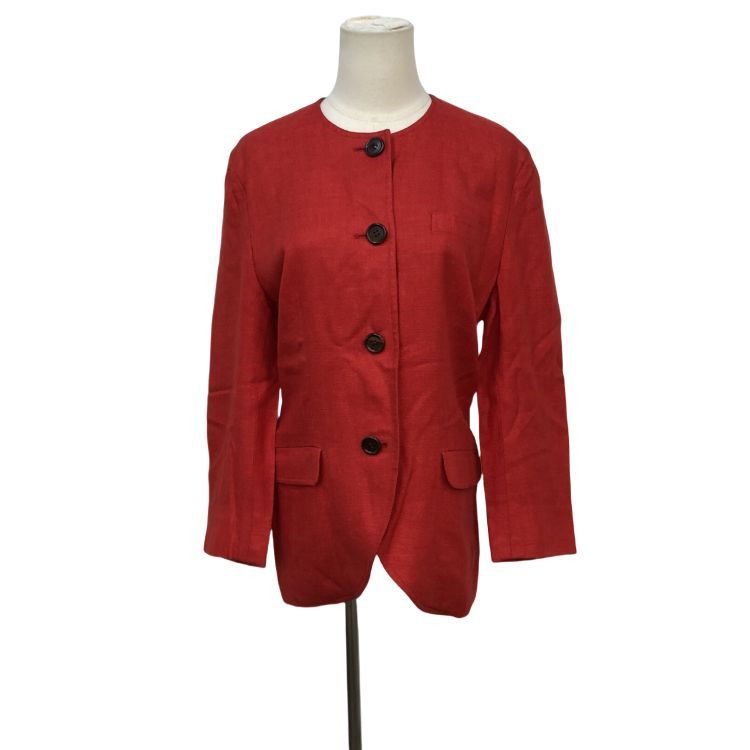 Dior Christian Dior Red Blazer Size M Size M / US 6-8 / IT 42-44 - 1 Thumbnail
