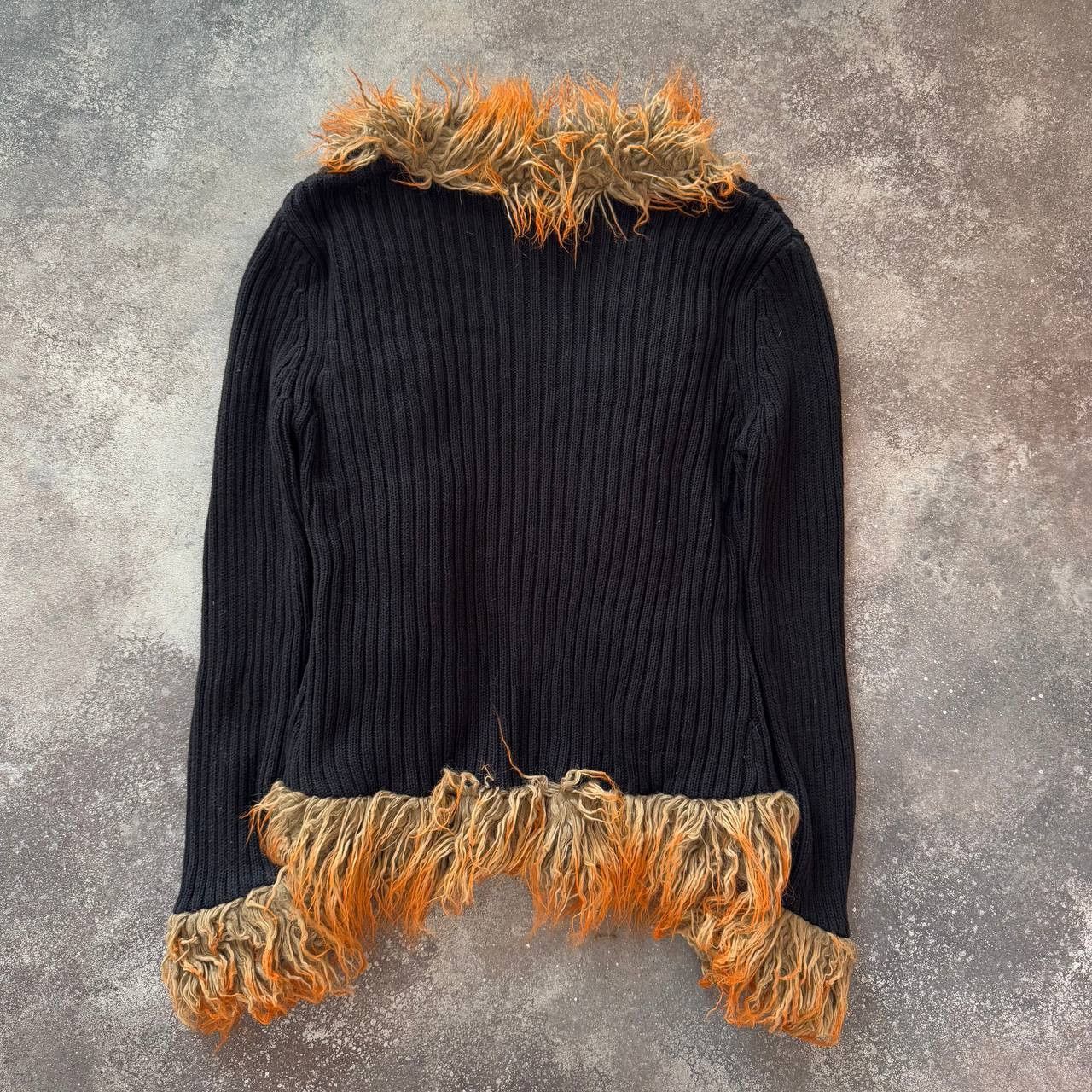 If Six Was Nine × Japanese Brand × Vintage Amazing Faux Fur Vintage Sexy Sweater Size M / US 6-8 / IT 42-44 - 8 Thumbnail