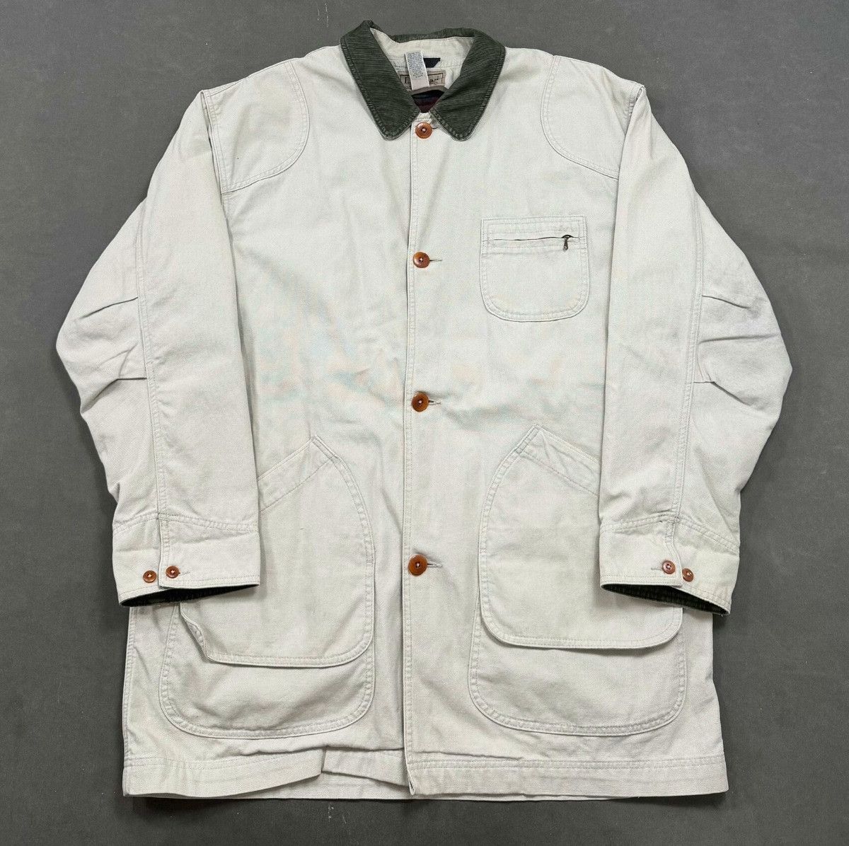 L.L. Bean 90s L.L.Bean Hunting Canvas Cotton Jacket Size US XL / EU 56 / 4 - 1 Thumbnail