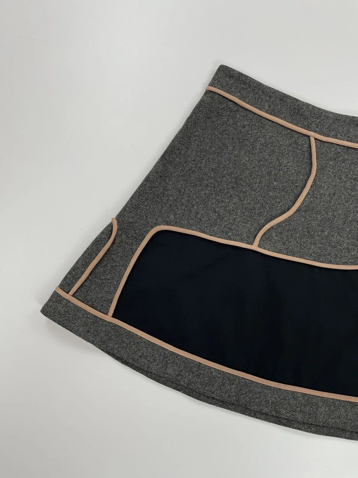 Marni MARNI Wool Short A-line Womens Skirt Grey Size 40 Size 27" / US 4 / IT 40 - 7 Thumbnail