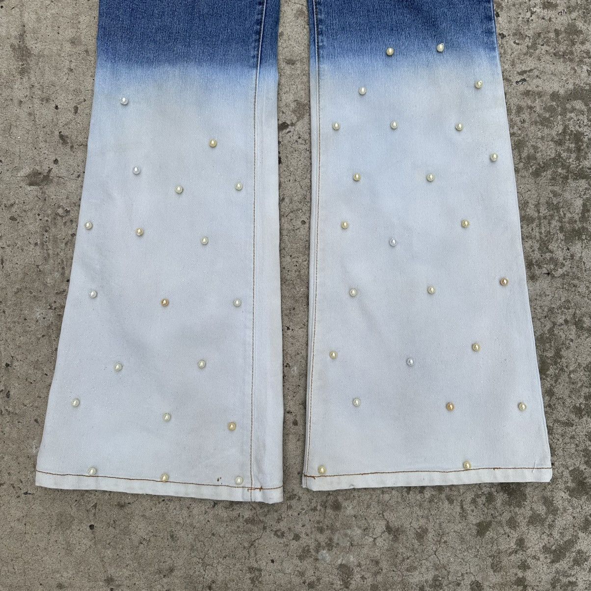 Japanese Brand × Y/Project Vintage Japanese Style Crazy Fit Flare Jeans Y2K 00s USA Size 27" / US 4 / IT 40 - 3 Thumbnail