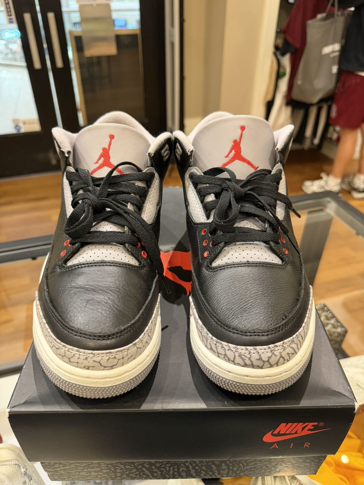 Jordan Brand Jordan 3 Retro OG ‘Black Cement’ (2024) Size US 10 / EU 43 - 5 Thumbnail