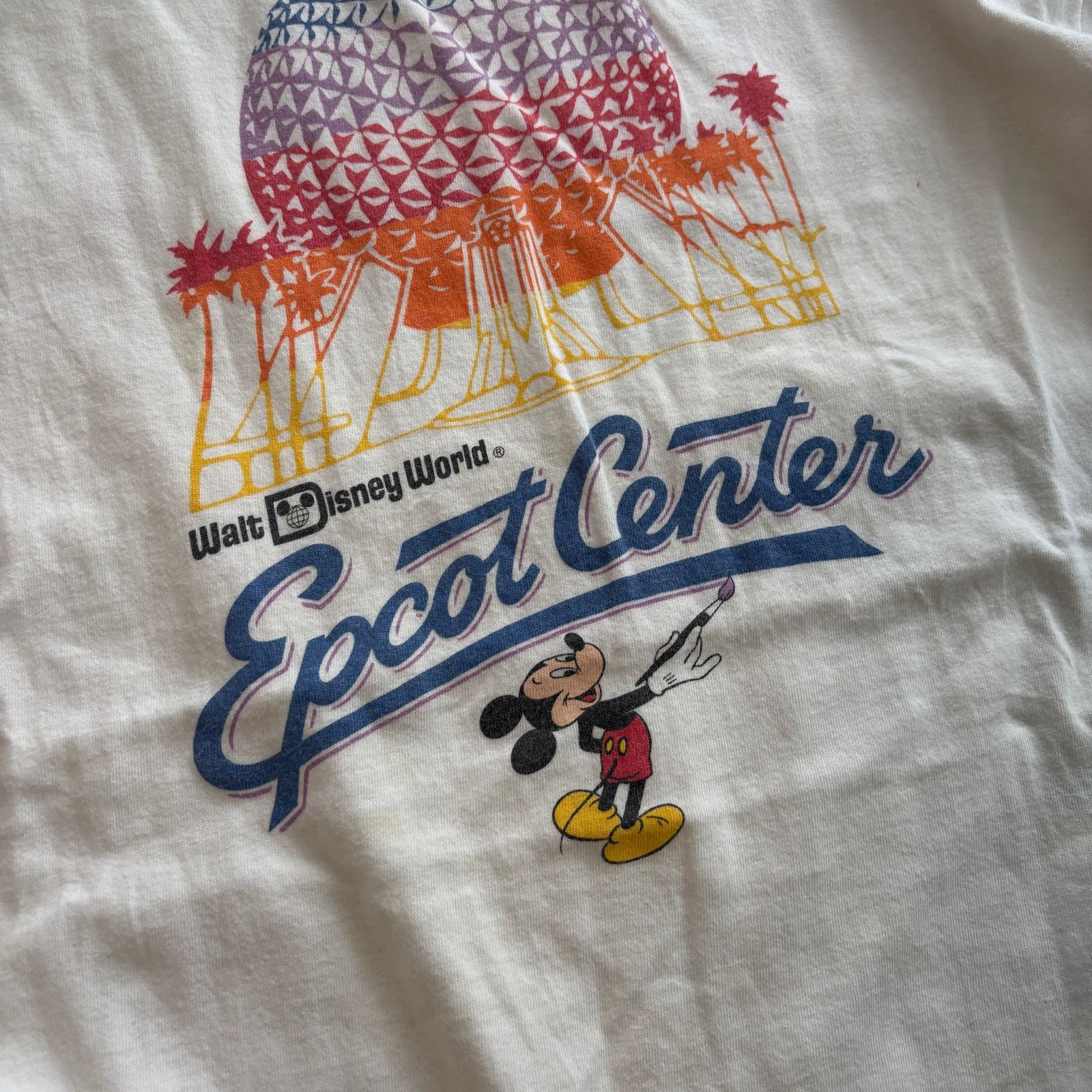 Disney Vintage 90s Walt Disney World Epcot Center Tee Shirt Sz L Size US L / EU 52-54 / 3 - 2 Thumbnail