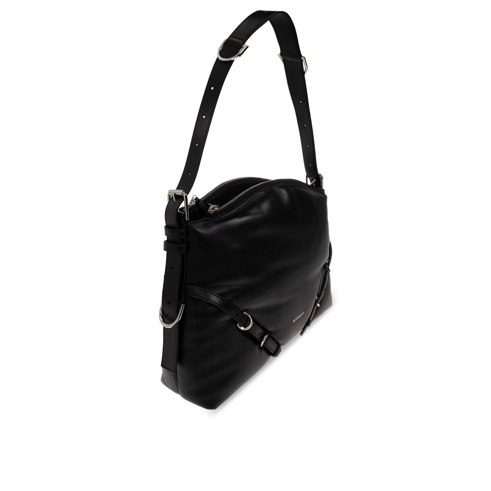 Givenchy GIVENCHY $2850 Medium Voyou Bomber Shoulder Bag Black New & Size ONE SIZE - 3 Thumbnail