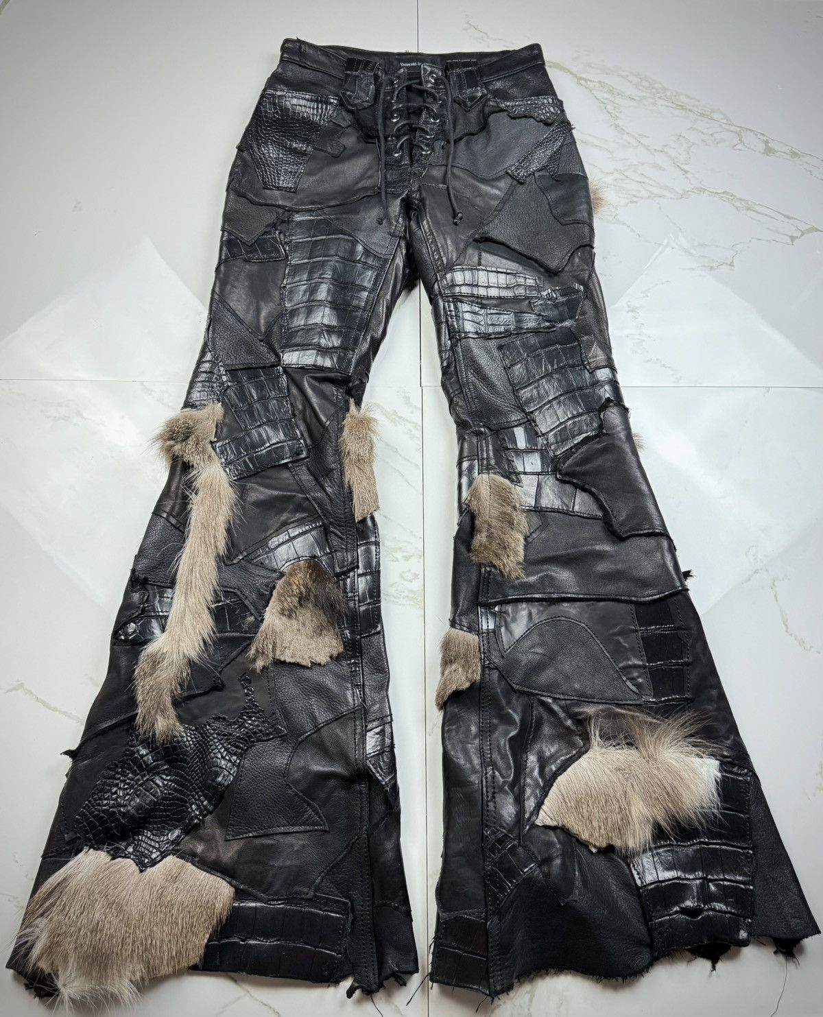 Yasuyuki Ishii 【新品 貴重 L】硫化バイオ カーゴ パンツ Yasuyuki Ishii 【貴重 L】硫化バイオ カーゴ パンツ ジーンズ