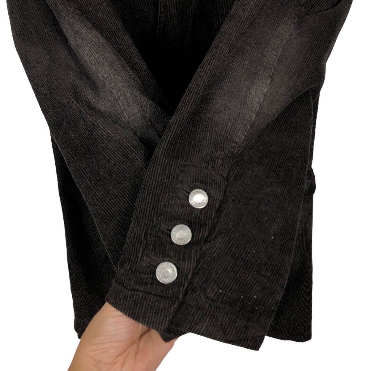 Dolce & Gabbana 🔥Iconic Black - Corduroy Jacket Double Breast Work Style Size US S / EU 44-46 / 1 - 11 Thumbnail