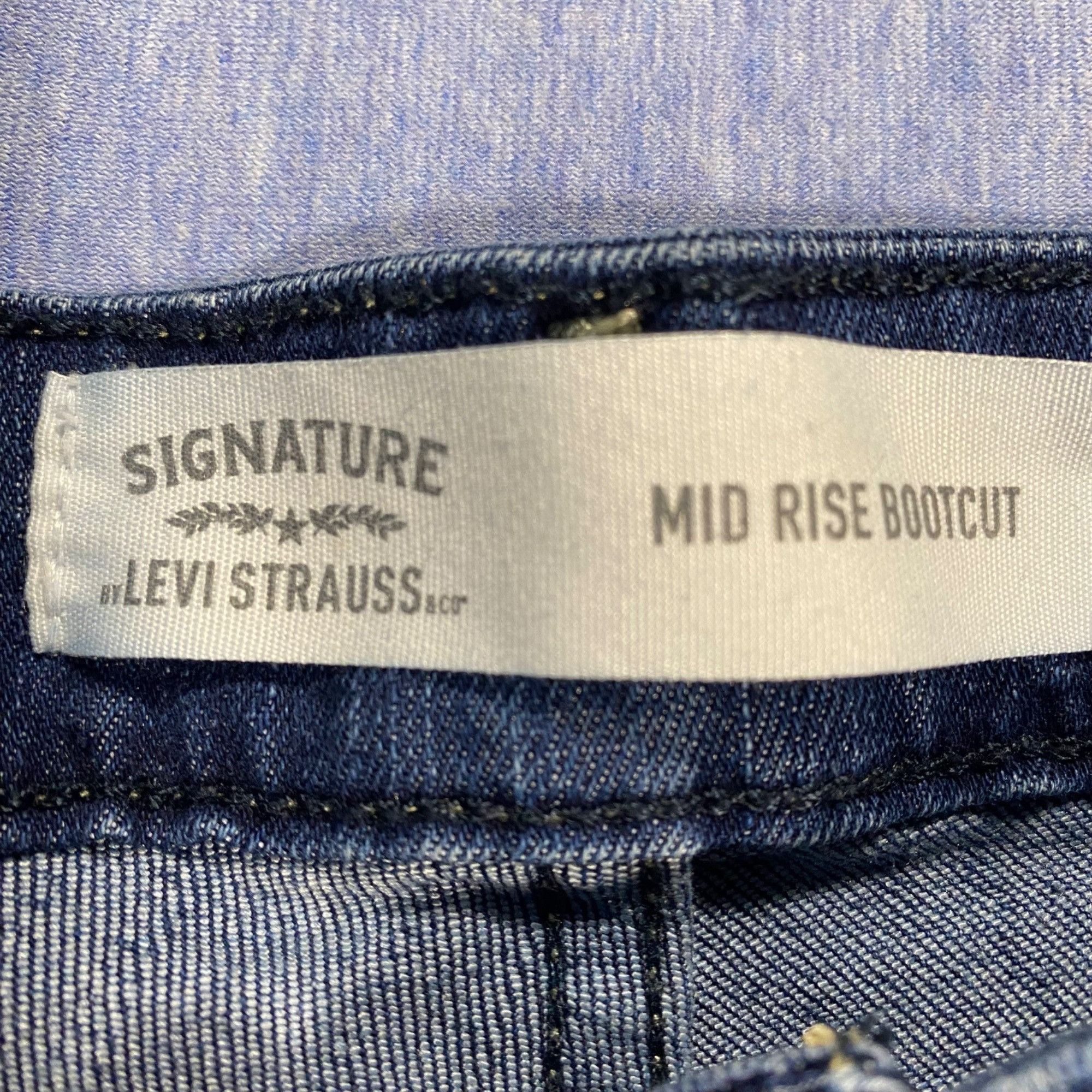 Levi's Mid Rise Bootcut Jeans - Signature By Levi Strauss & Co. Size 34" / US 12 / IT 48 - 3 Thumbnail