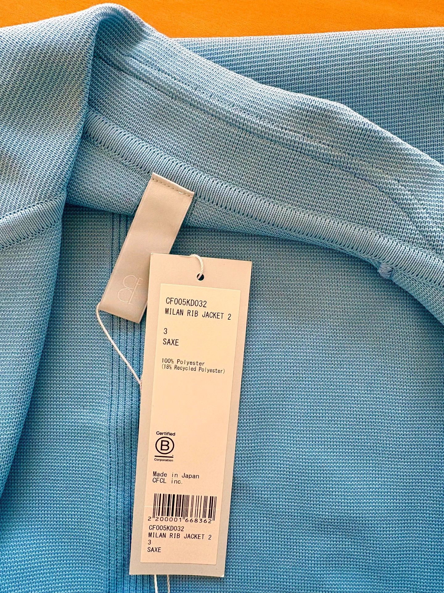 CFCL CFCL baby blue men's blazer size S-M Size US M / EU 48-50 / 2 - 6 Thumbnail
