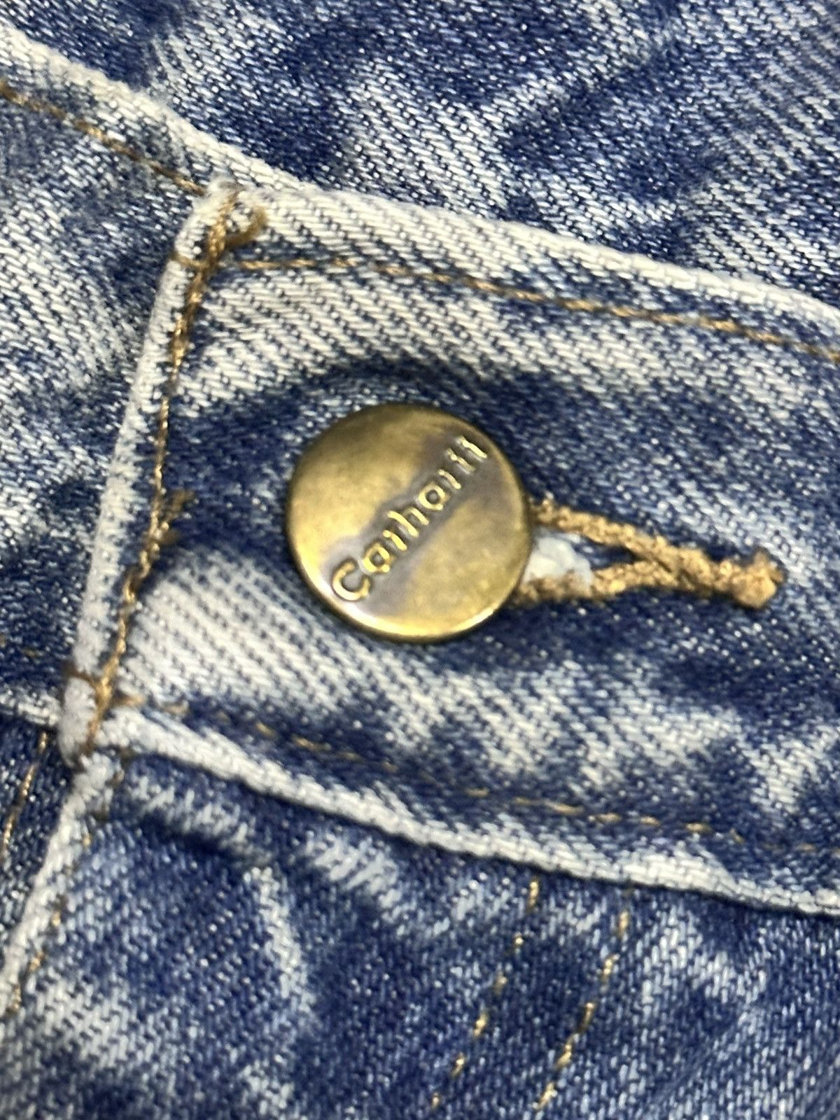 Carhartt Vintage Carhartt 90's Baggy Loose Style Painted & Faded Wash Size US 35 - 8 Thumbnail