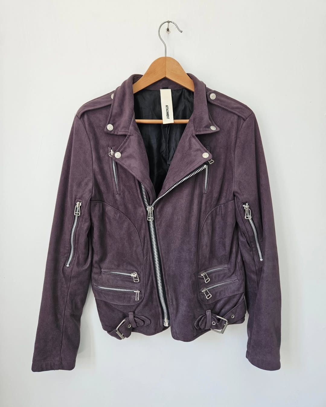 Kazuyuki Kumagai Attachment ATTACHMENT Suede Leather Bondage Punk Jacket Size US M / EU 48-50 / 2 - 1 Thumbnail