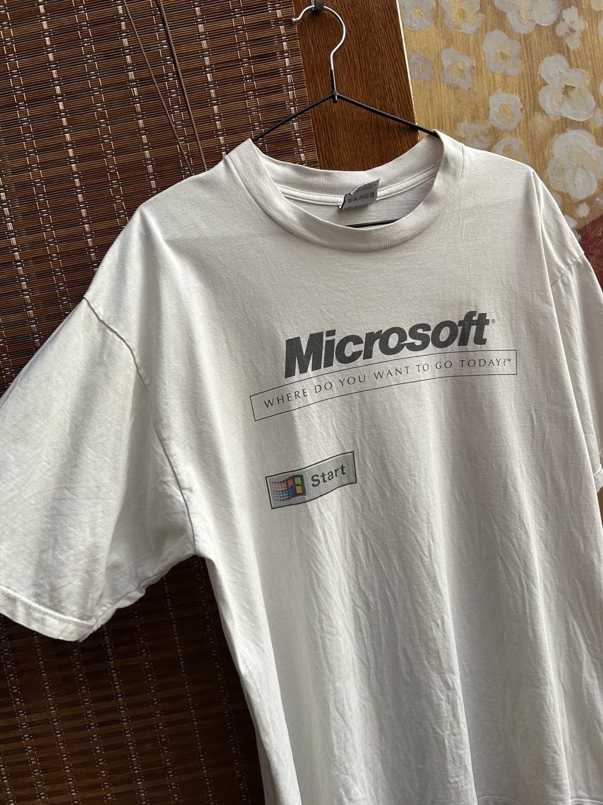 Microsoft × Vintage 90’s Microsoft “Where Do You Want To Go Today?” Tee Size XL Size US XL / EU 56 / 4 - 3 Thumbnail