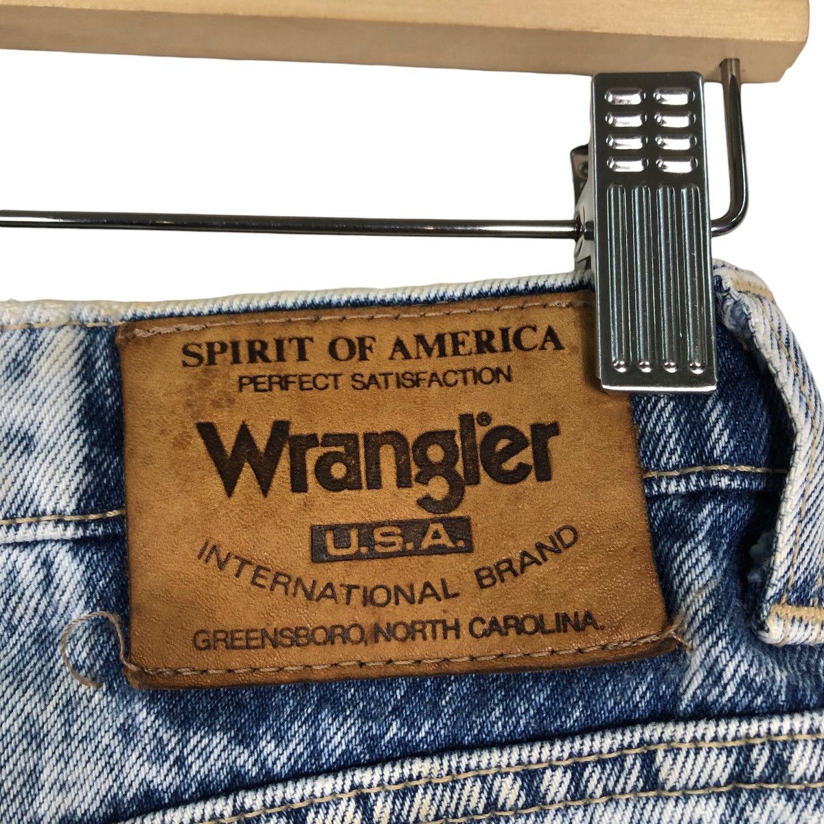Japanese Brand 🔥VINTAGE FLARE ACID WASH DESIGN WRANGLER USA Size US 28 / EU 44 - 22 Thumbnail