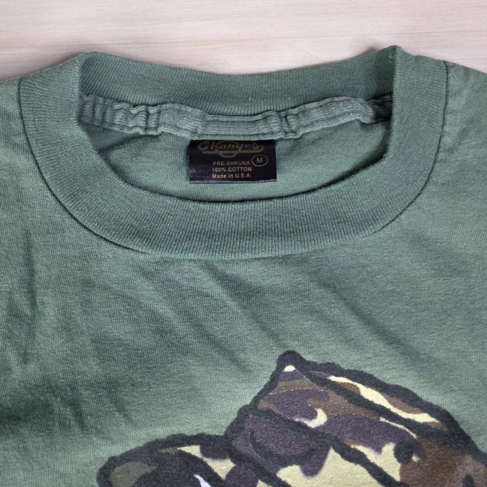 Changes VINTAGE Changes Joe Cool The Few The Proud The Cool Camo Shirt M Green Camouflage Shirt Mens M Size US M / EU 48-50 / 2 - 3 Thumbnail