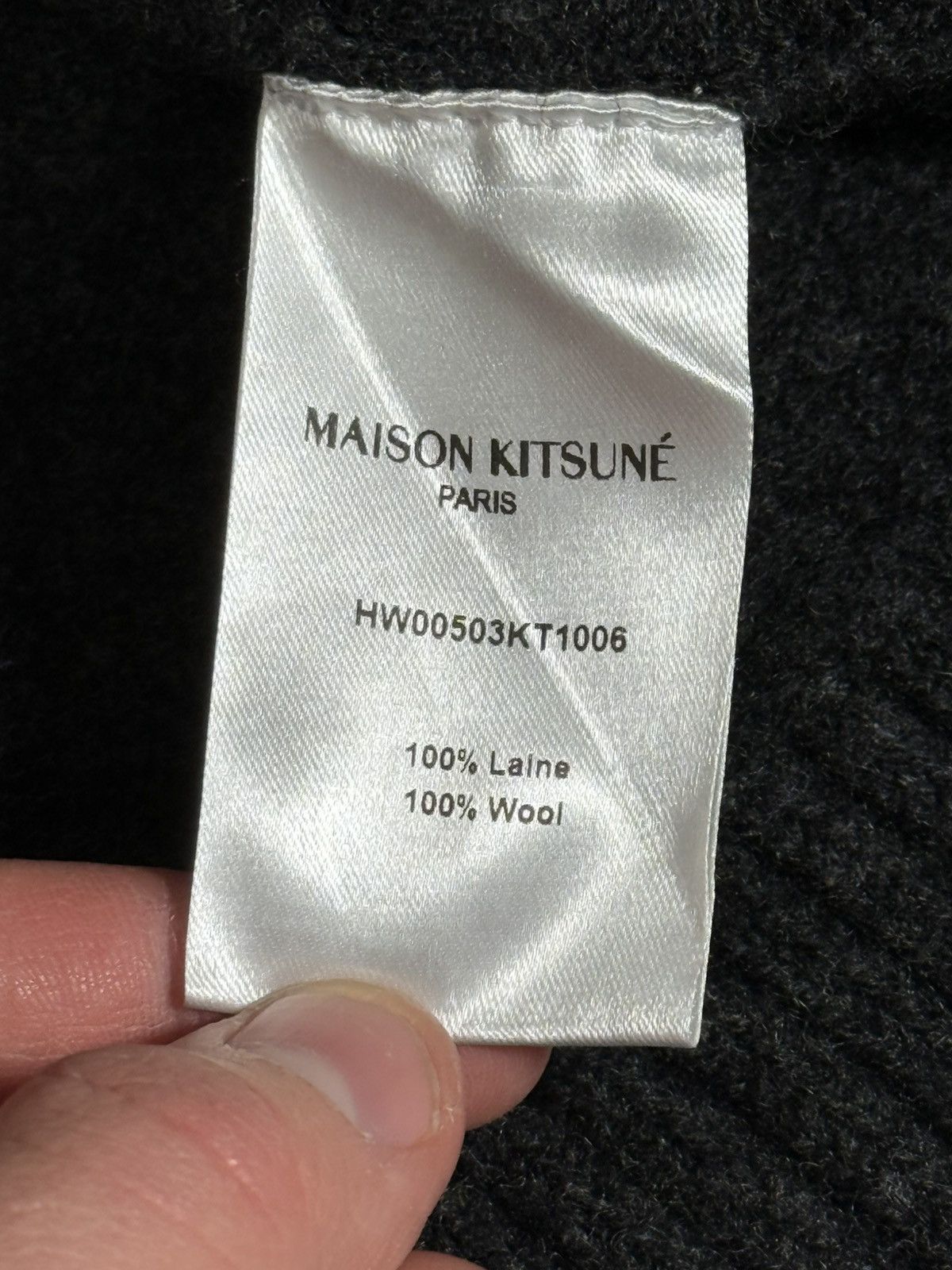Maison Kitsune Maison Kitsuné Baby Fox Patch Cosy Cardigan Size M / US 6-8 / IT 42-44 - 8 Thumbnail
