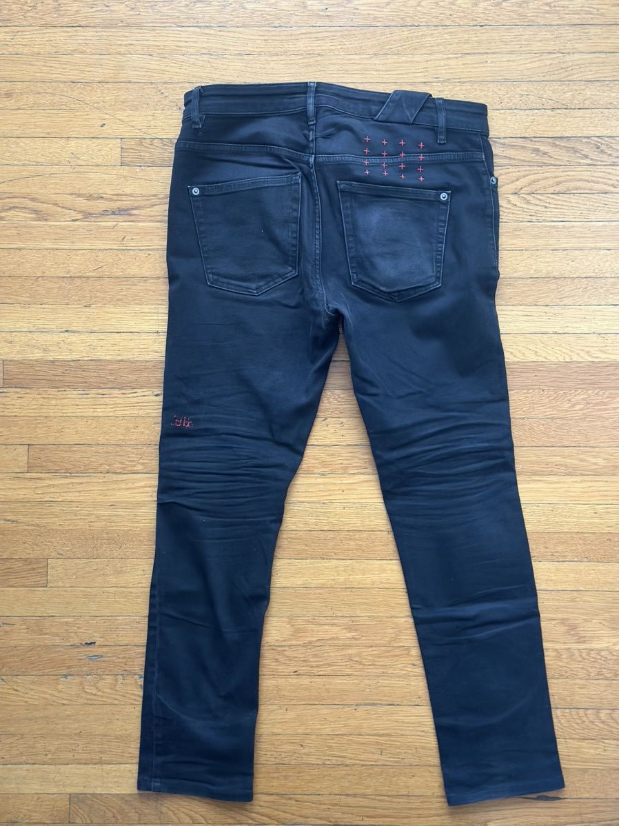 Ksubi Mens Ksubi Chitch Laid Black Denim Jeans Size US 30 / EU 46 - 2 Thumbnail