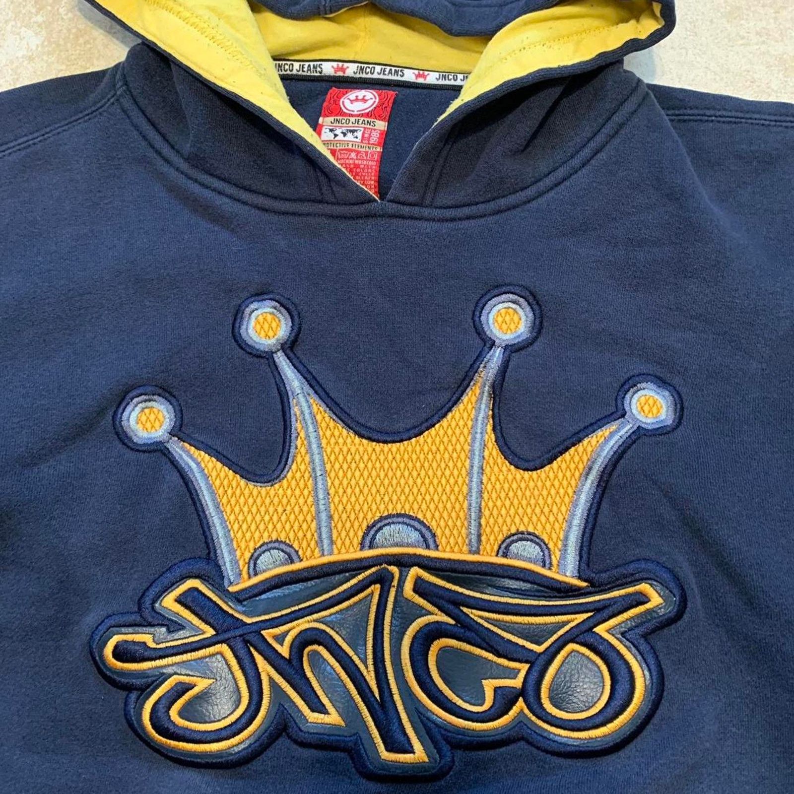 JNCO Y2k JNCO Crown Heavyweight Hoodie Size US M / EU 48-50 / 2 - 1 Thumbnail