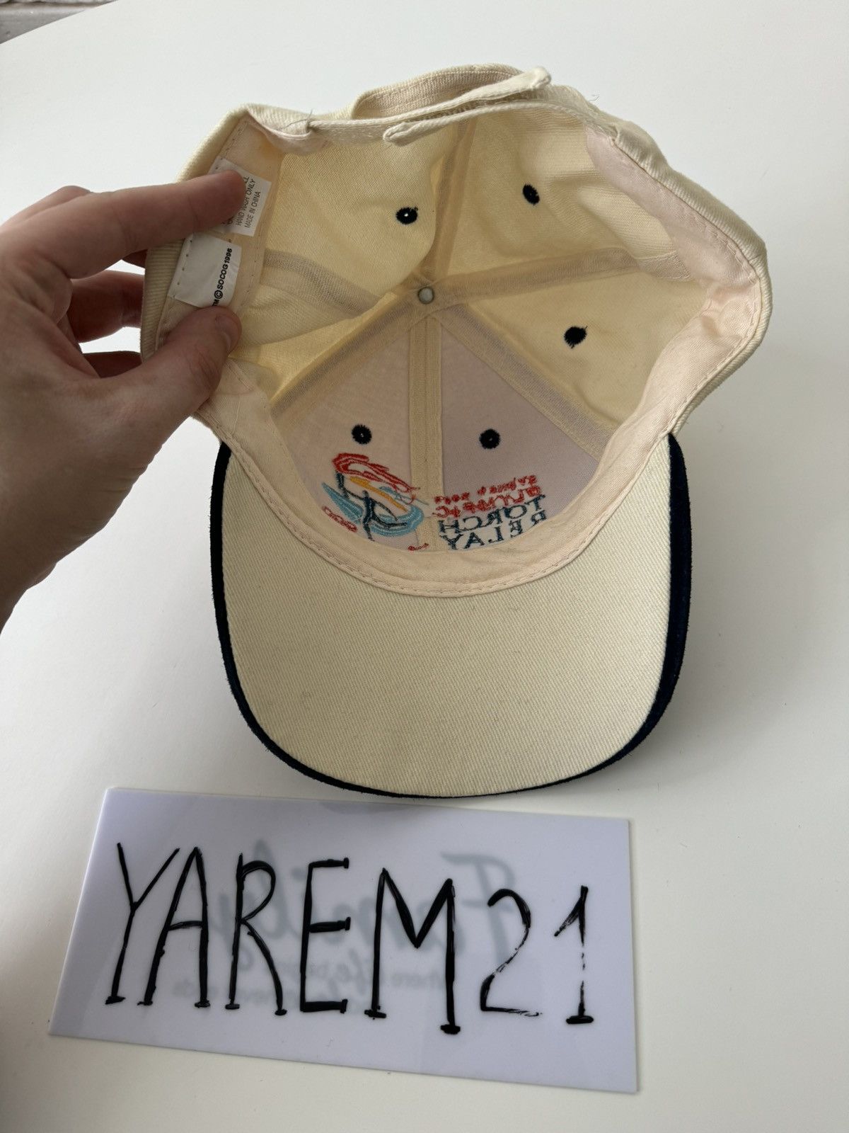 Vintage Sydney 2000 Olympic torch relay cap hat Size ONE SIZE - 5 Thumbnail