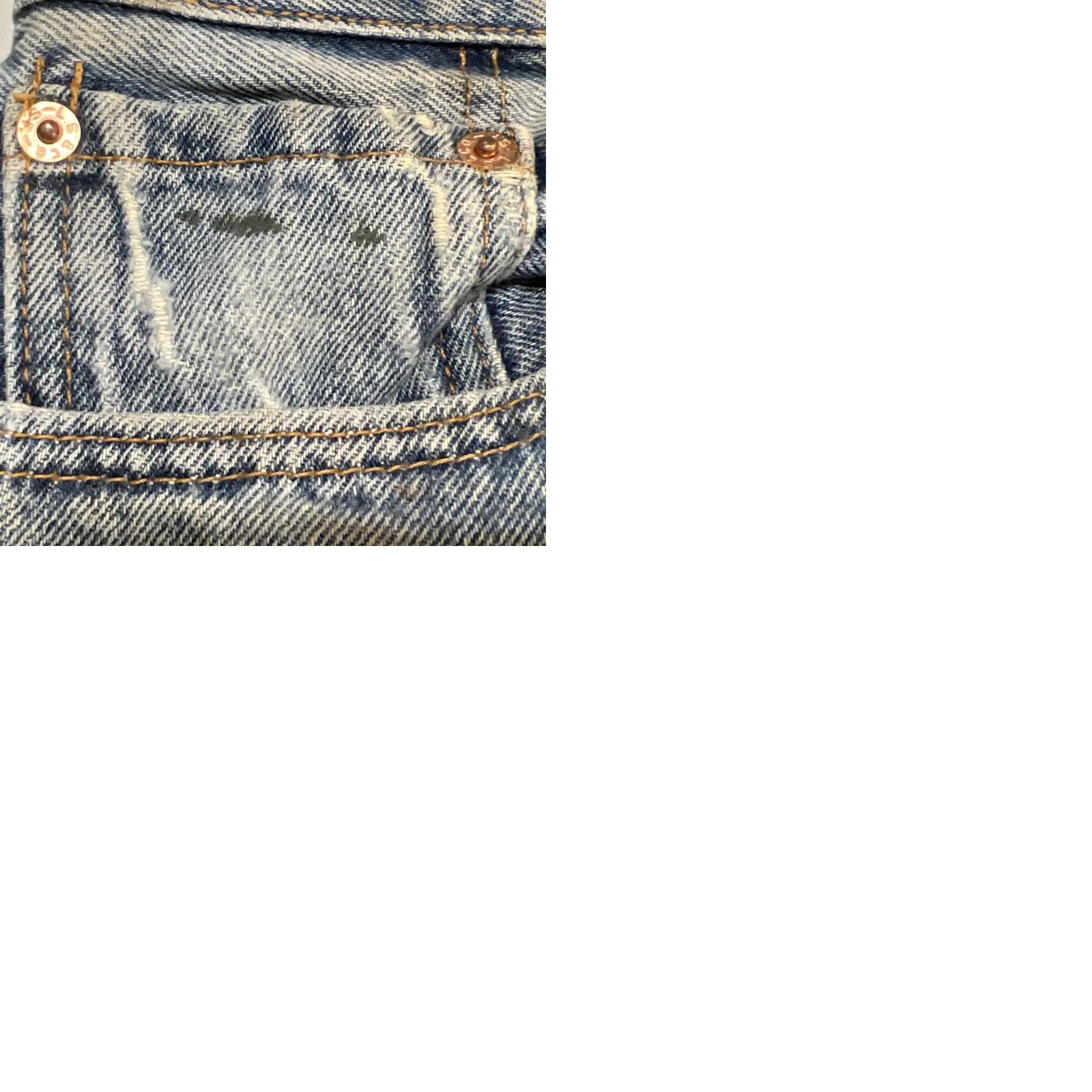 Levi's VINTAGE Levi’s 501 Jeans Men 34x31 Button Fly Blue Fade Thrash USA Jeans Men 34x31 Blue Size US 34 / EU 50 - 12 Thumbnail