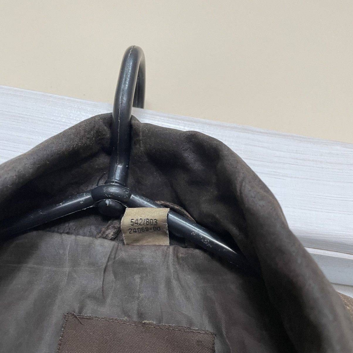 Other Vintage F-19 Usa 90s leather Ma1 Bomber Flight Jacket Size US M / EU 48-50 / 2 - 11 Thumbnail