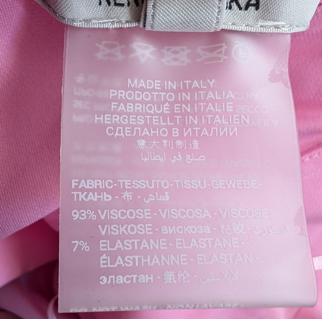 Nensi Dojaka Cutout Draped Bra Minidress Pink Small Size S / US 4 / IT 40 - 10 Thumbnail