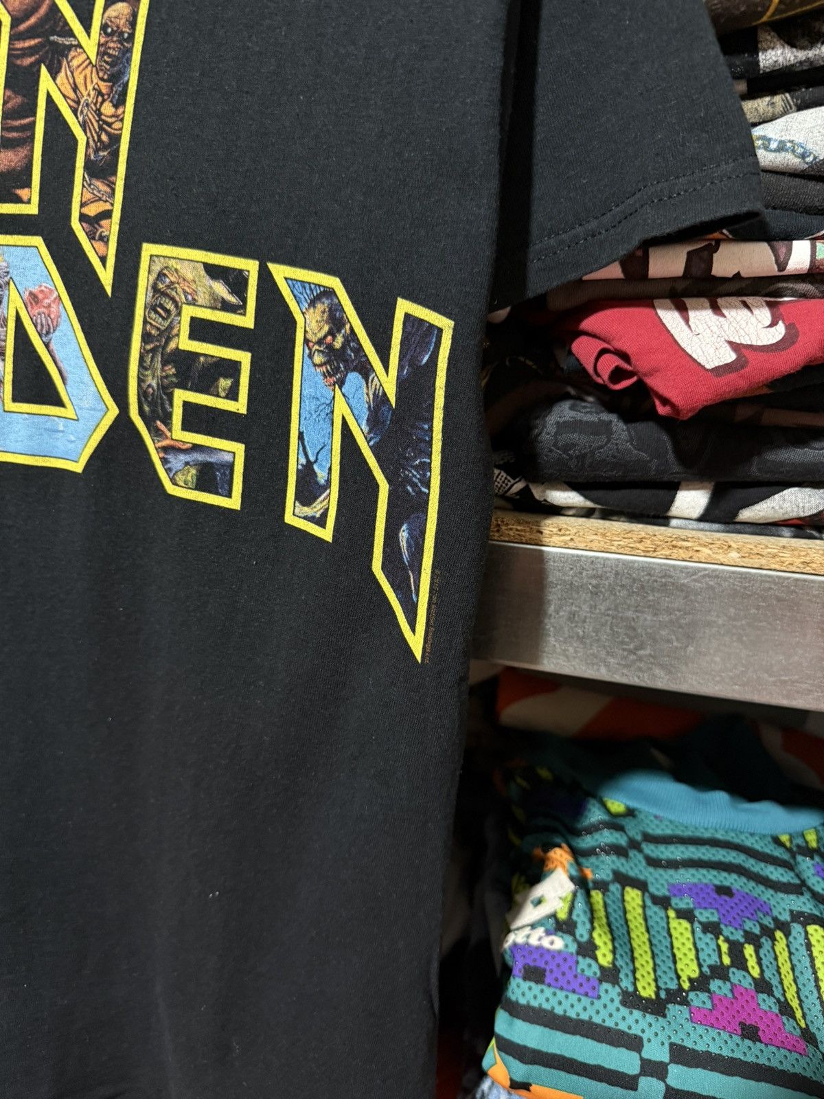 Band Tees Vintage 2015 Iron Maiden Rock Band Tour T-Shirt Y2K Hype Size US S / EU 44-46 / 1 - 4 Thumbnail