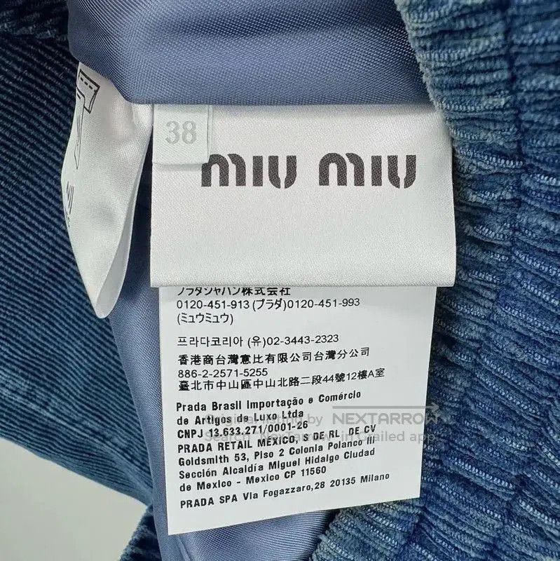 Miu Miu Miu Miu Blue Women's Jacket . Size M / US 6-8 / IT 42-44 - 5 Thumbnail