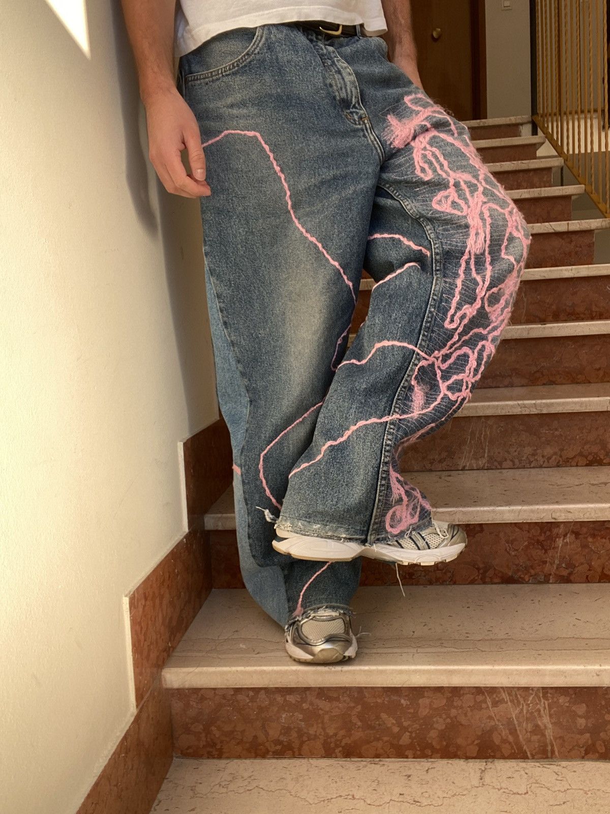 Vintage Baggy jeans custom Size US 33 - 7 Thumbnail