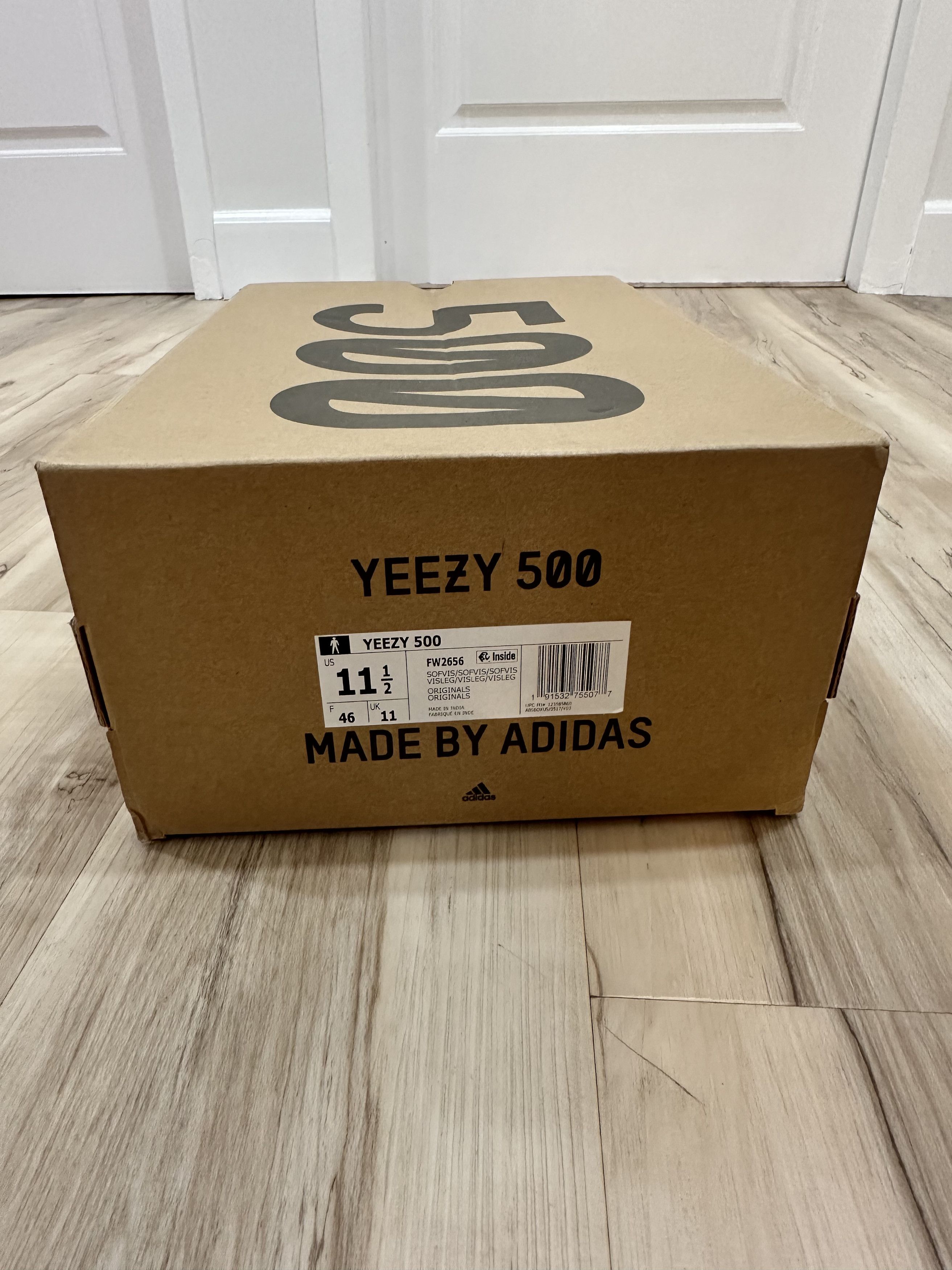 Adidas × Kanye West × Yeezy Adidas Yeezy 500 Soft Vision – In Box with Tags, Size US 1.5 Size US 11.5 / EU 44-45 - 6 Thumbnail