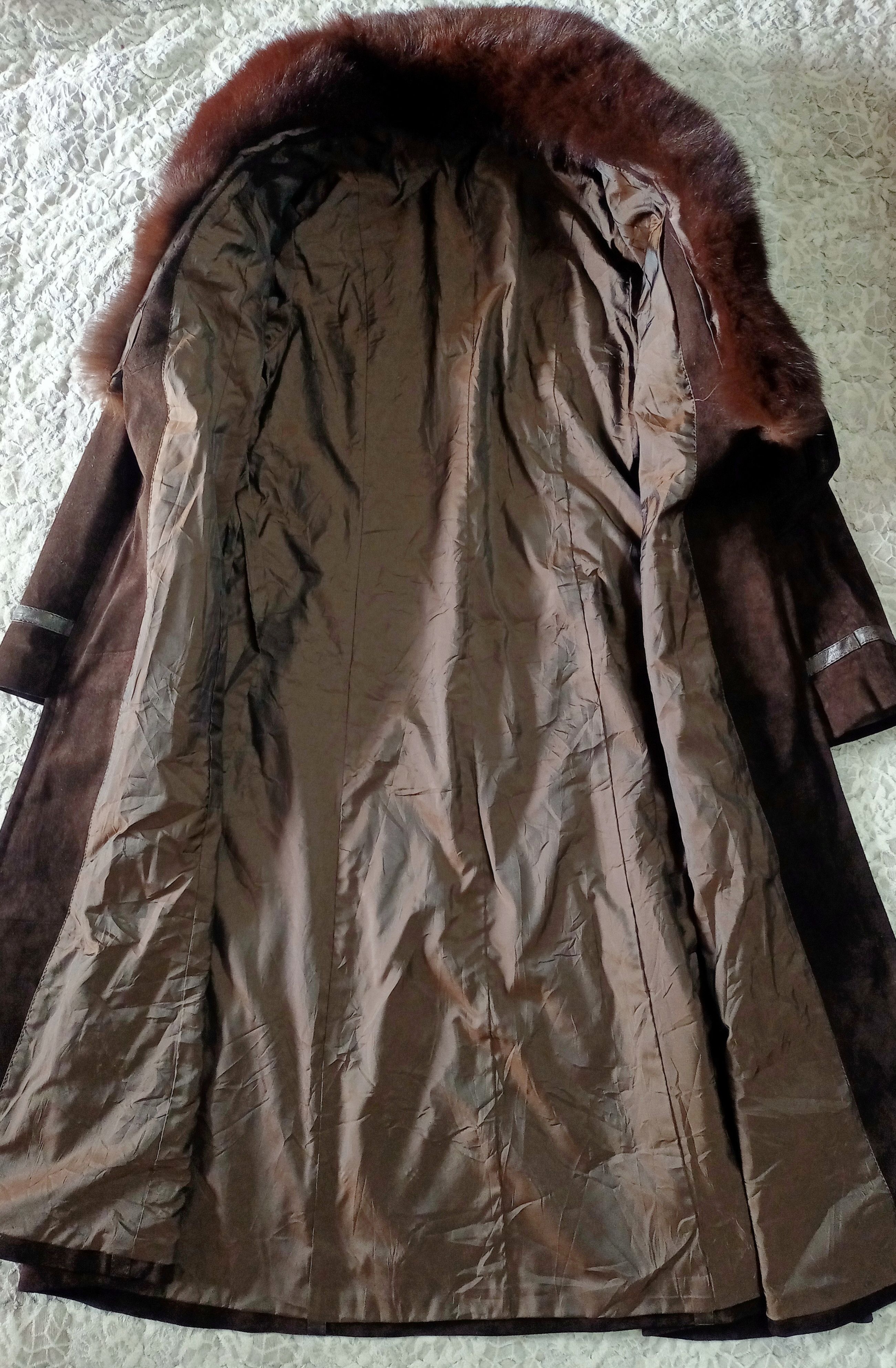 Japanese Brand 🔥RARE🔥 SUEDE LEATHER LONG JACKET Size S / US 4 / IT 40 - 4 Thumbnail