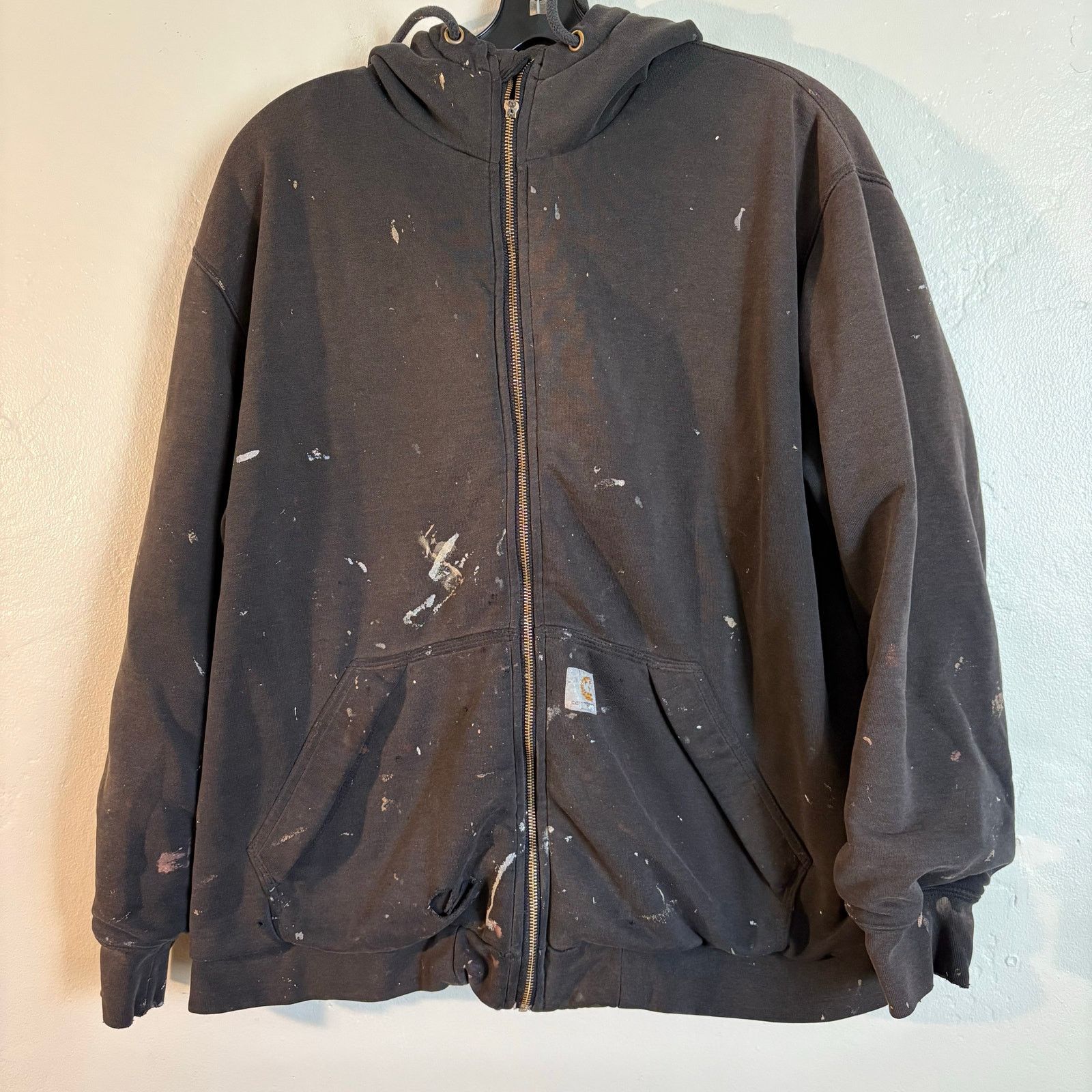 Carhartt Carhartt Black Men's Marquette Full-Zip Sweatshirt Size US XL / EU 56 / 4 - 1 Thumbnail