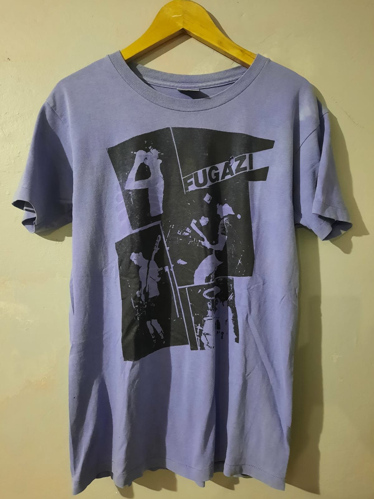 image of Band Tees Fugazi Vintage in Purple, Women's (Size Small)