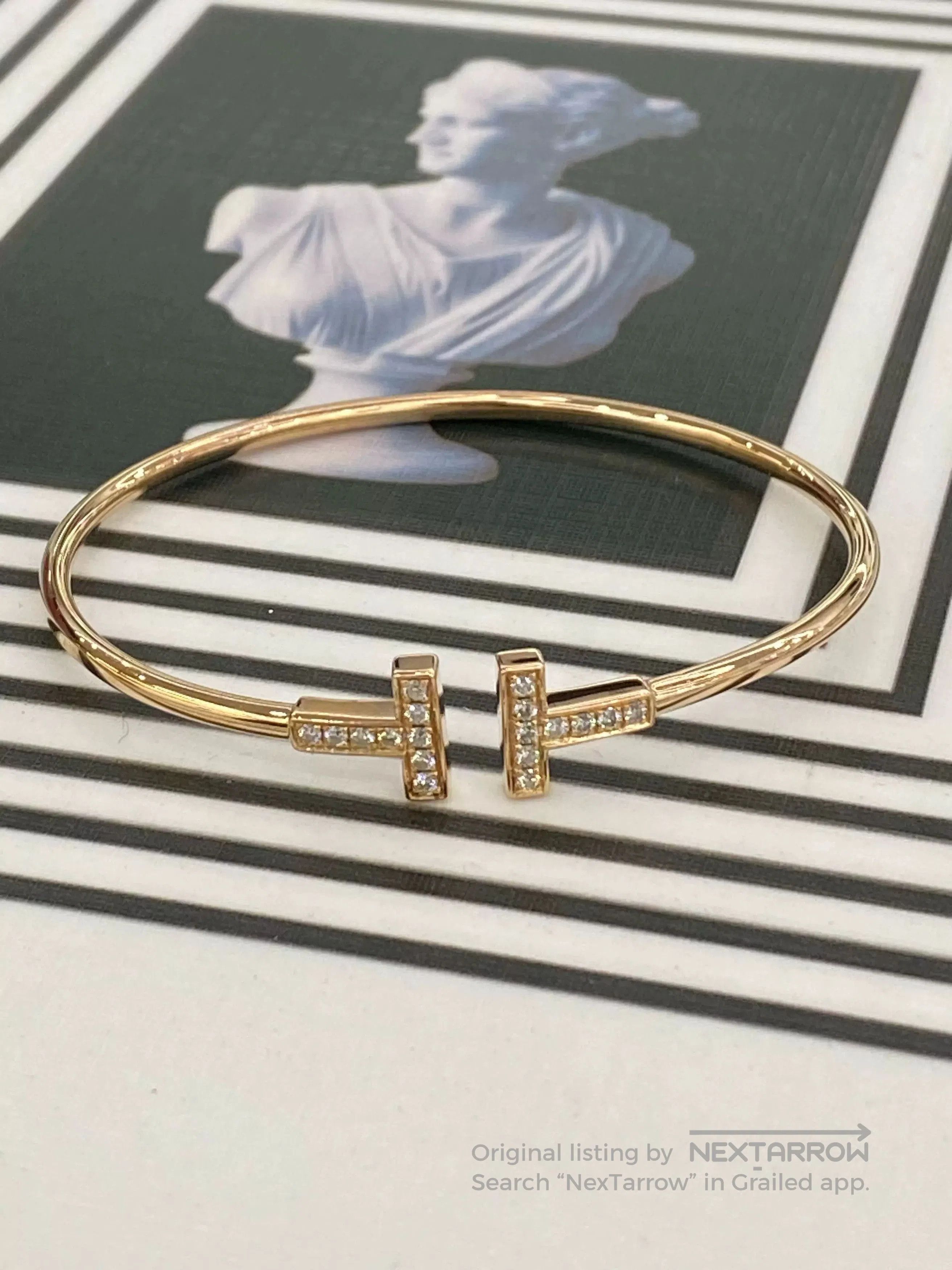 Tiffany & Co. Tiffany & Co. Double T Diamond Bracelet. Size ONE SIZE - 6 Thumbnail