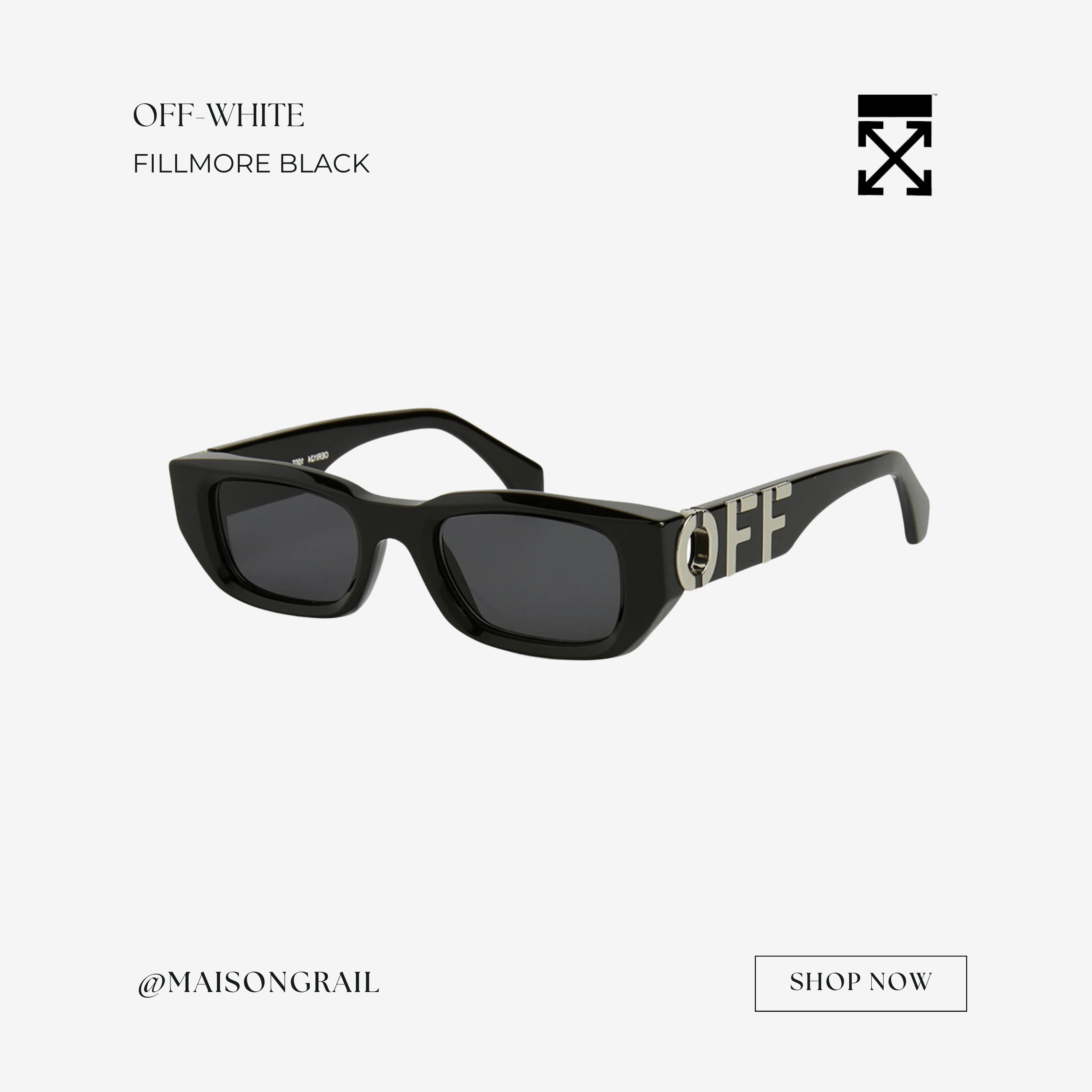 Off-White OFF WHITE FILLMORE SUNGLASSES Size ONE SIZE - 1 Thumbnail