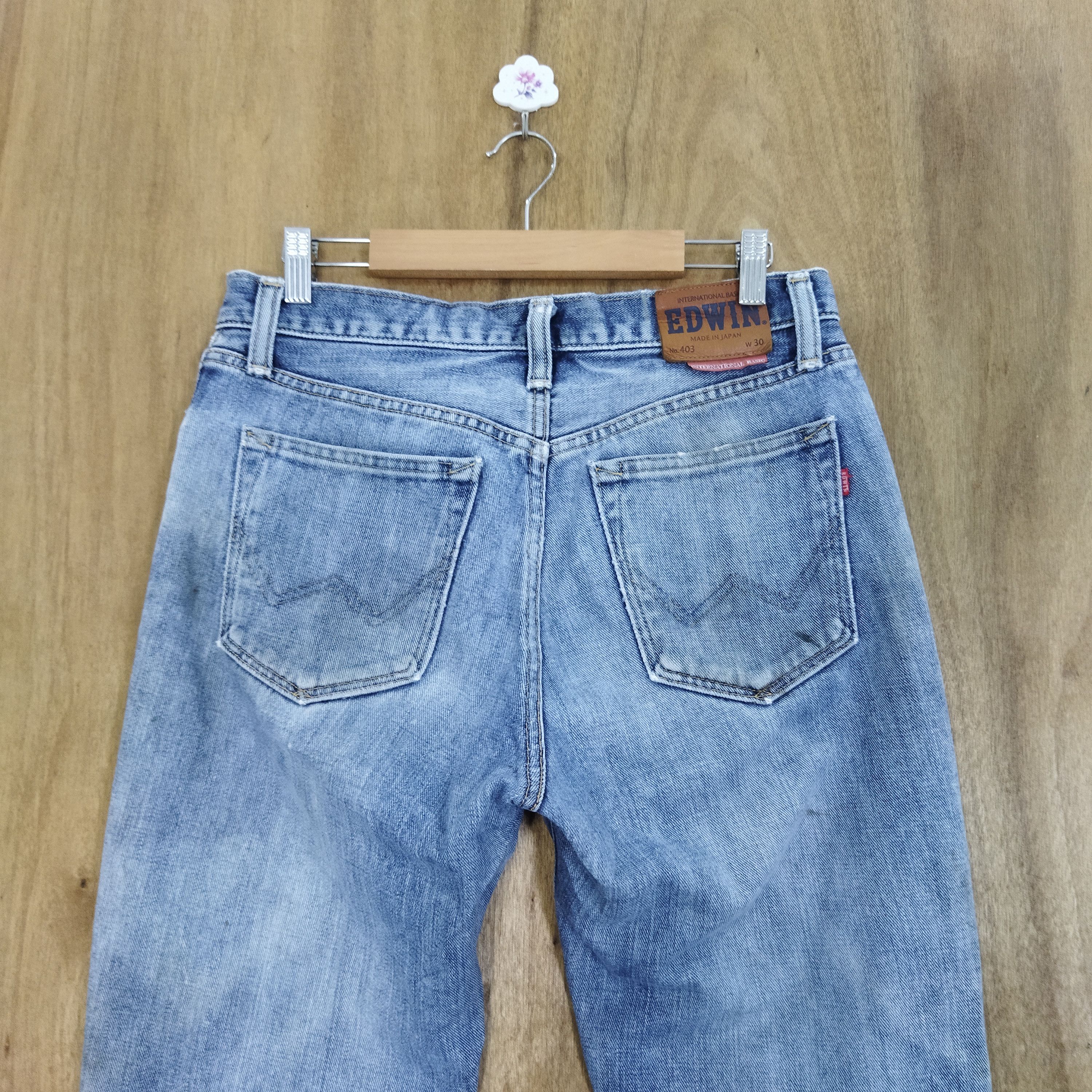 Edwin EDWIN 403 BLUE JEANS PANTS Size US 30 / EU 46 - 10 Thumbnail