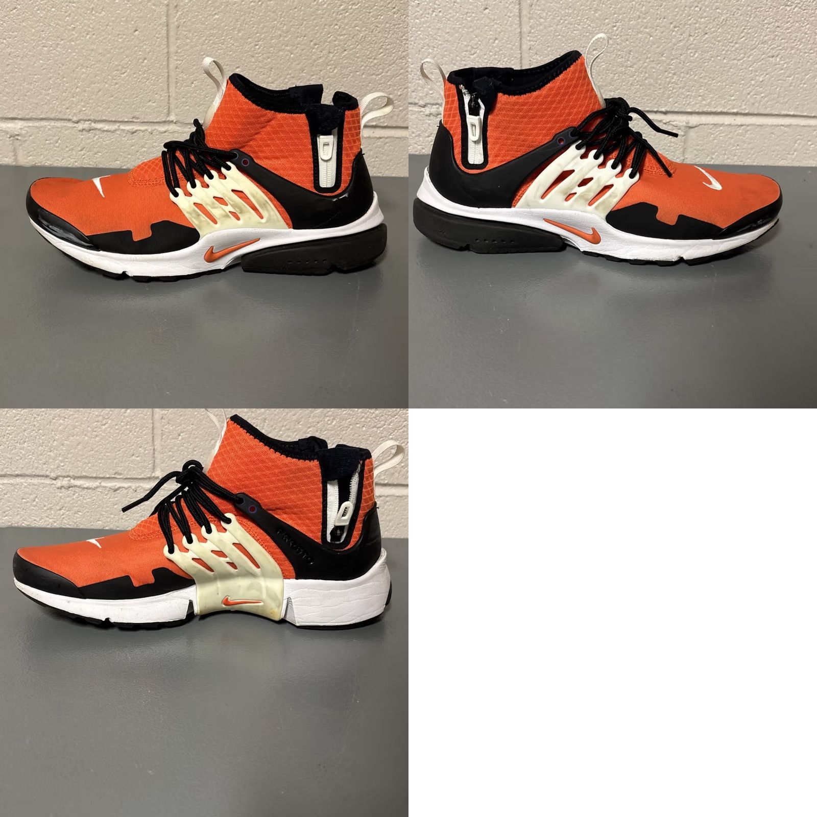 Nike Nike Air Presto Utility Mid Orange Black Mens Size 11 DC8751-800 Active Casual Sneaker Size US 11 / EU 44 - 8 Thumbnail