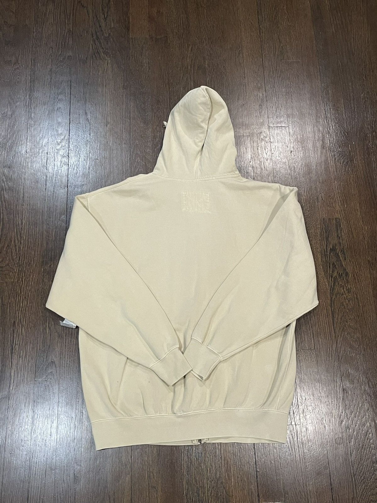 Vintage Cream and white Long Beach hoodie Size US L / EU 52-54 / 3 - 2 Thumbnail