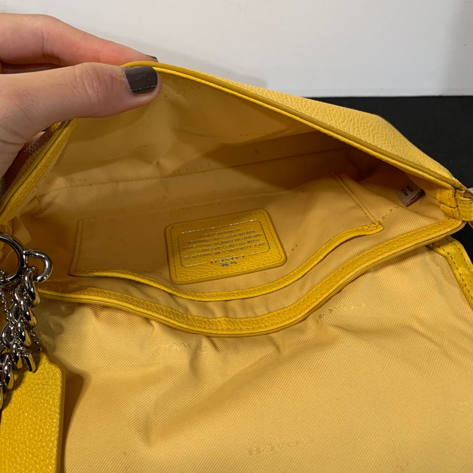 Coach Coach Crosstown Crossbody Bag. With Chain Detail & Turnlock Size ONE SIZE - 10 Thumbnail