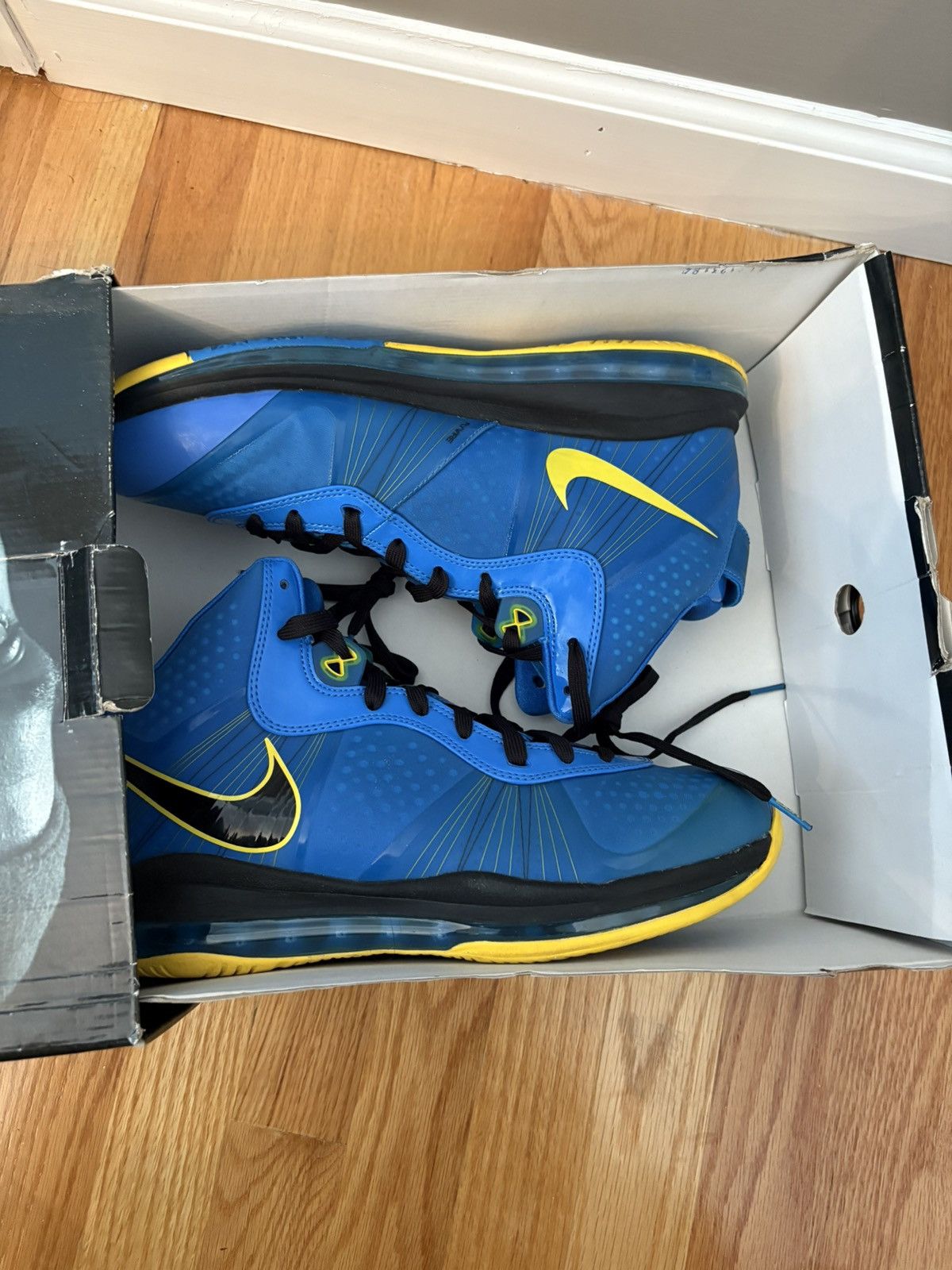 Nike Nike LeBron 8 V/2 Entourage Blue 429676401 Men Size 12 Size US 12 / EU 45 - 2 Thumbnail