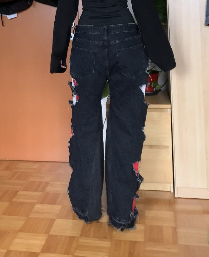 Handmade Ripped double pants Size US 36 / EU 52 - 5 Thumbnail