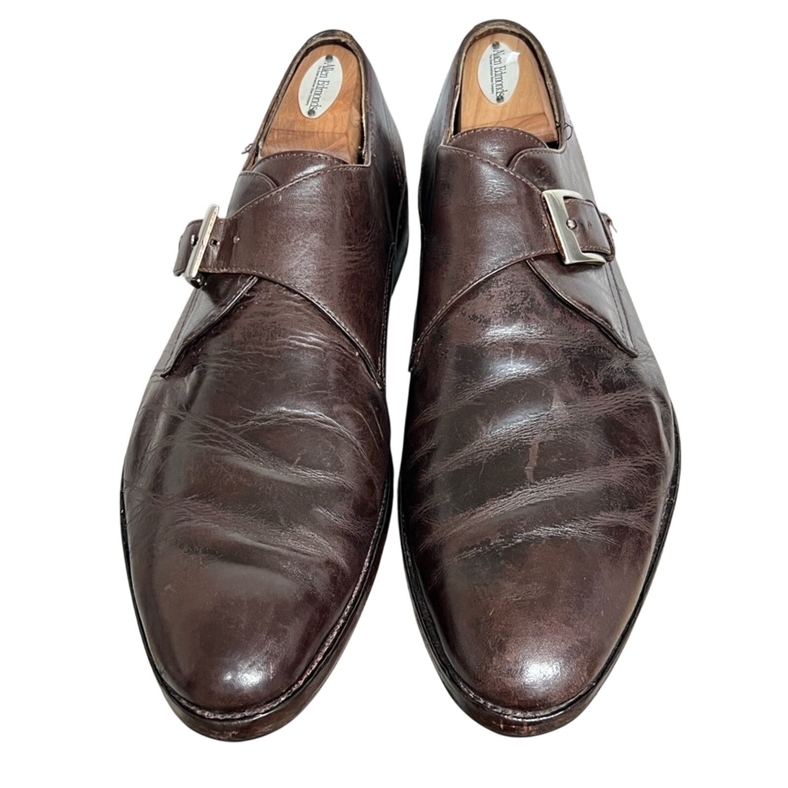 Allen Edmonds Allen Edmonds Mens Shoes 10 Norwich Monk Strap Made in Italy Size US 10 / EU 43 - 3 Thumbnail