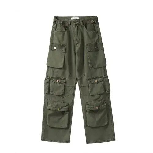 Other Multi-pocket Wide Leg Cargo Pants Size US 30 / EU 46 - 2 Thumbnail