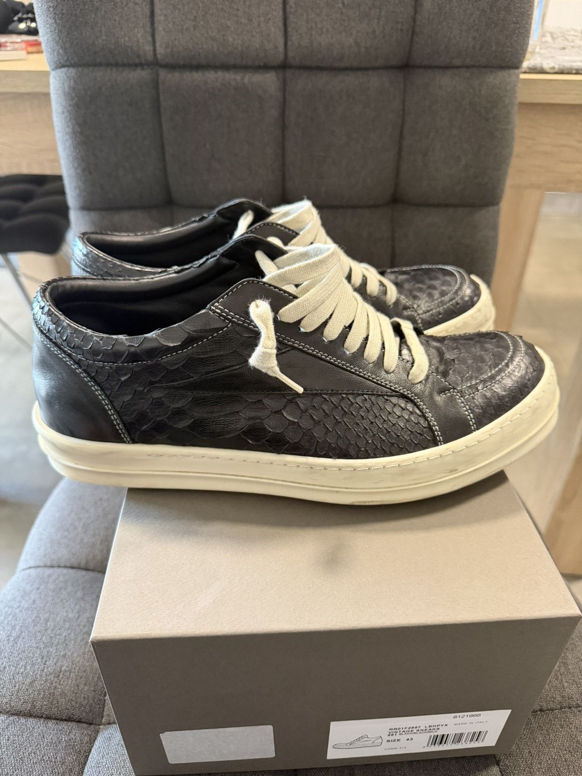 Rick Owens Rick Owens Vintage Sneaks Python Size US 9.5 / EU 42-43 - 16 Thumbnail