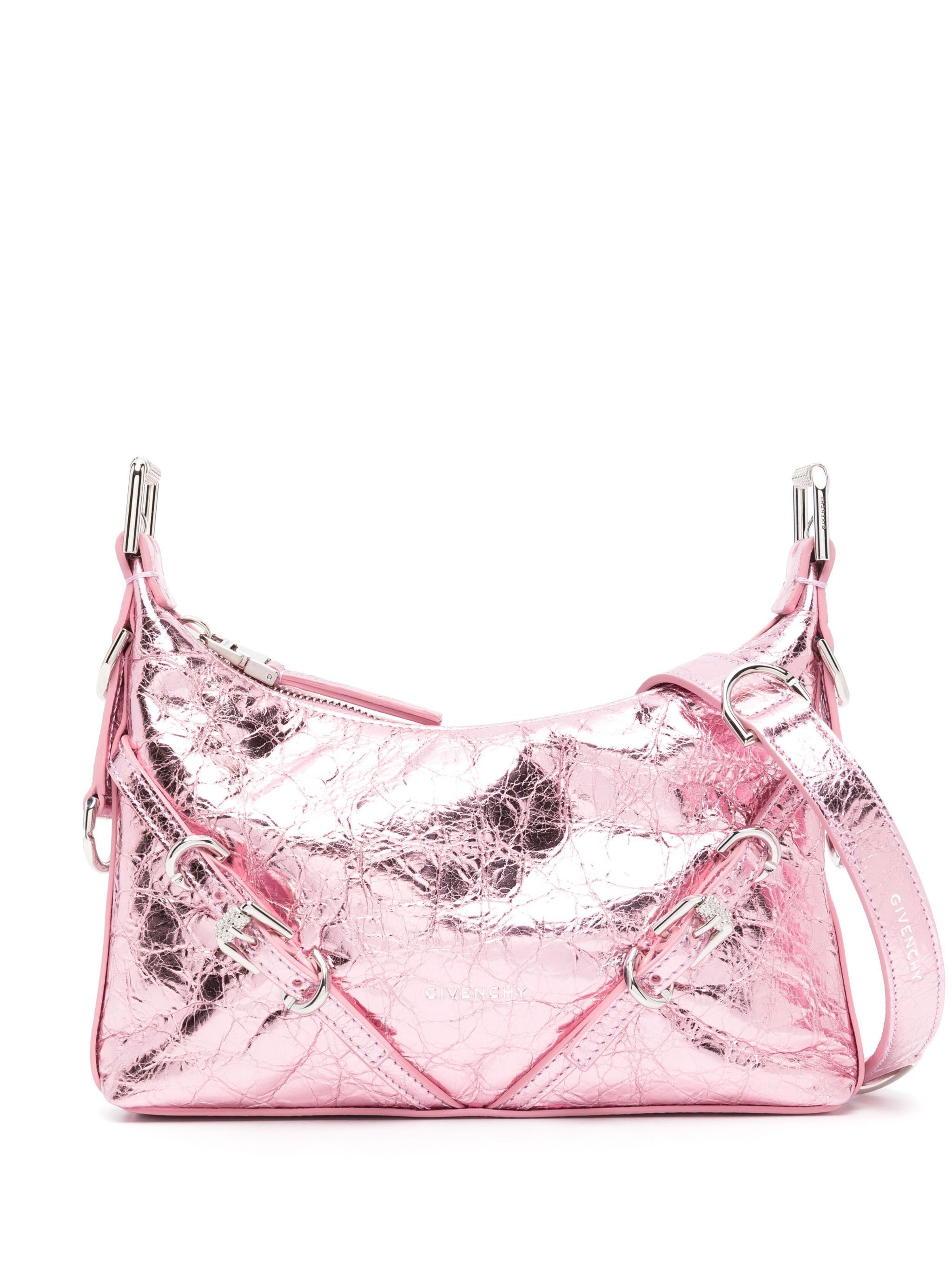 Givenchy o1srvl11e1124 Size: OS/ Mini Voyou Shoulder Bag in Pink Size ONE SIZE - 1 Thumbnail