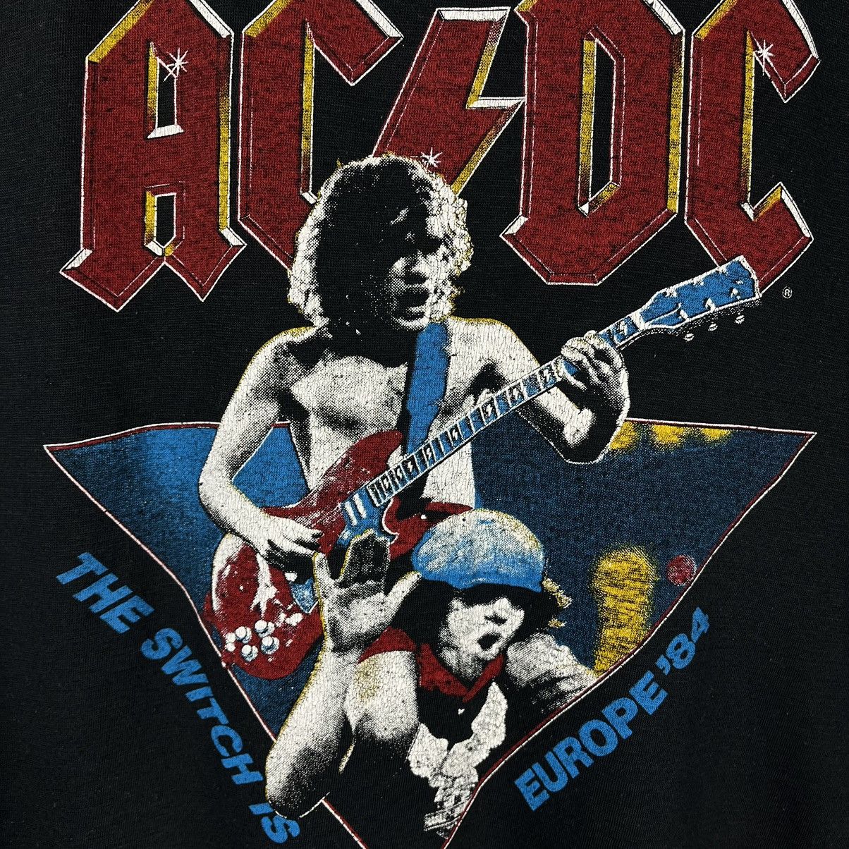 Band Tees Vintage AC/DC “the switch is on” rock band tank top 1984 Size US L / EU 52-54 / 3 - 4 Thumbnail
