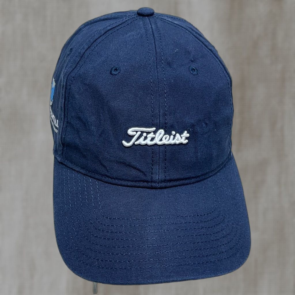 Titleist Golf Hat Cap Navy Blue Strap Back Adjustable Glenrock Country Club