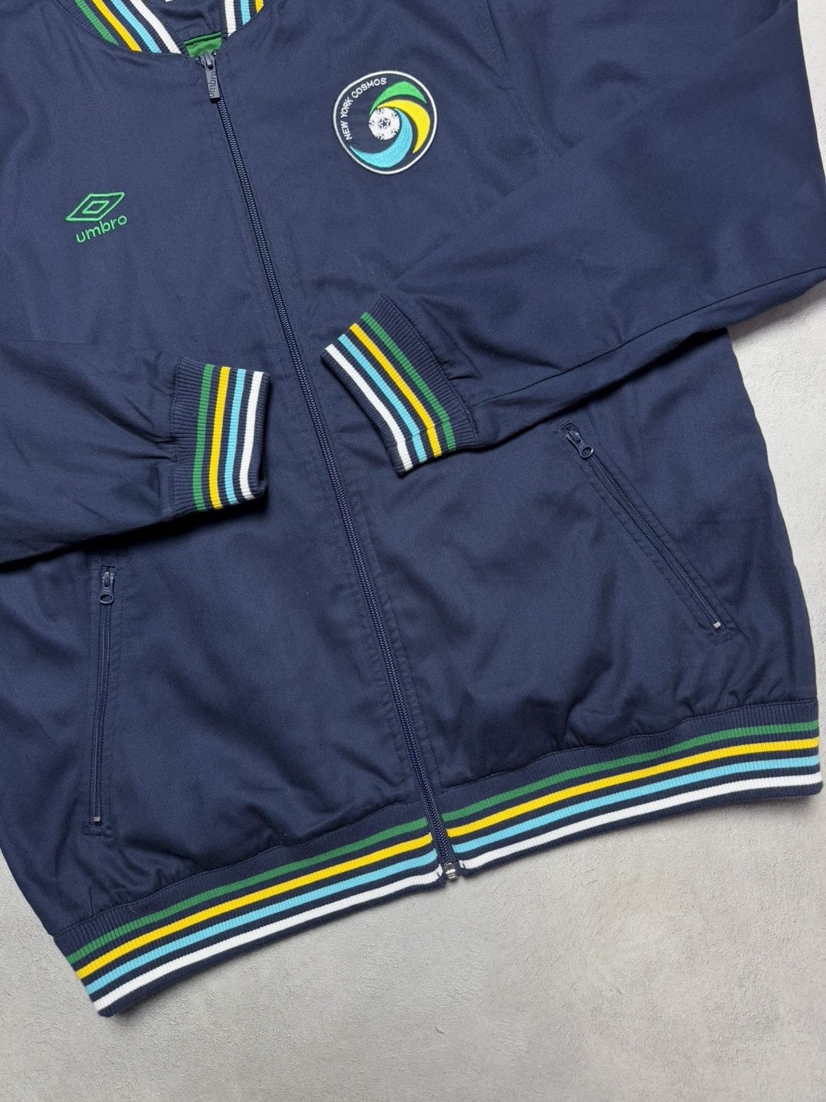Umbro New York Cosmos 2011 Football Soccer Bomber Jacket Umbro Size US XL / EU 56 / 4 - 5 Thumbnail