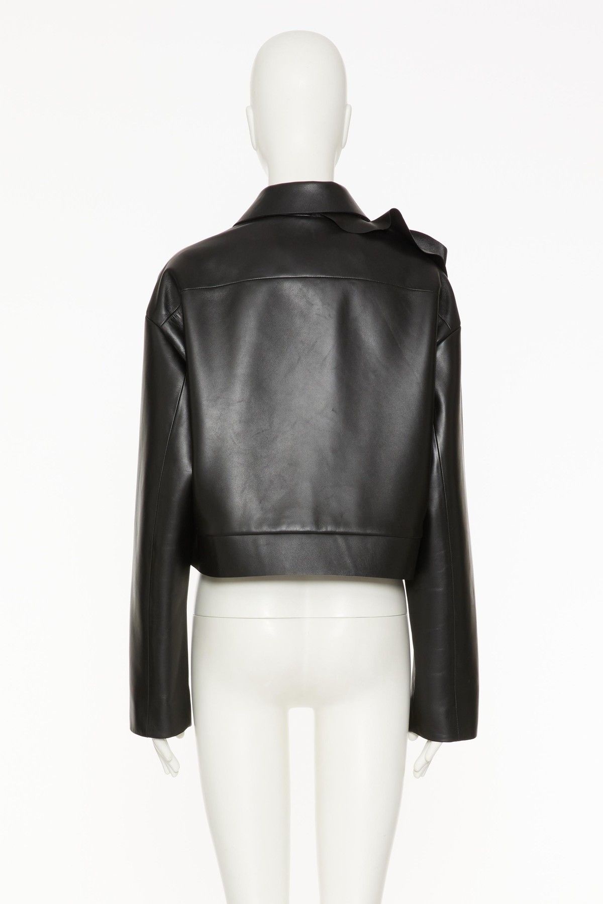 Valentino o1s1wg110525 Leather Jacket in Black Size L / US 10 / IT 46 - 3 Thumbnail